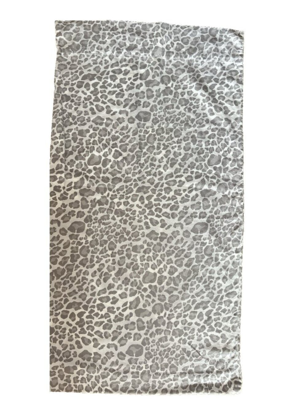 SAFARI King Pillow Case 100% Cotton Cheetah Leopard Animal Print Gray Bedding